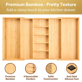 Umilife anti-skid silicone feet keep the organizer stable during use.