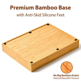 Umilife anti-slip silicone feet keep the organizer stable during use.
