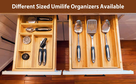 Umilife bedroom closet organizer helps tidy socks and lingerie.