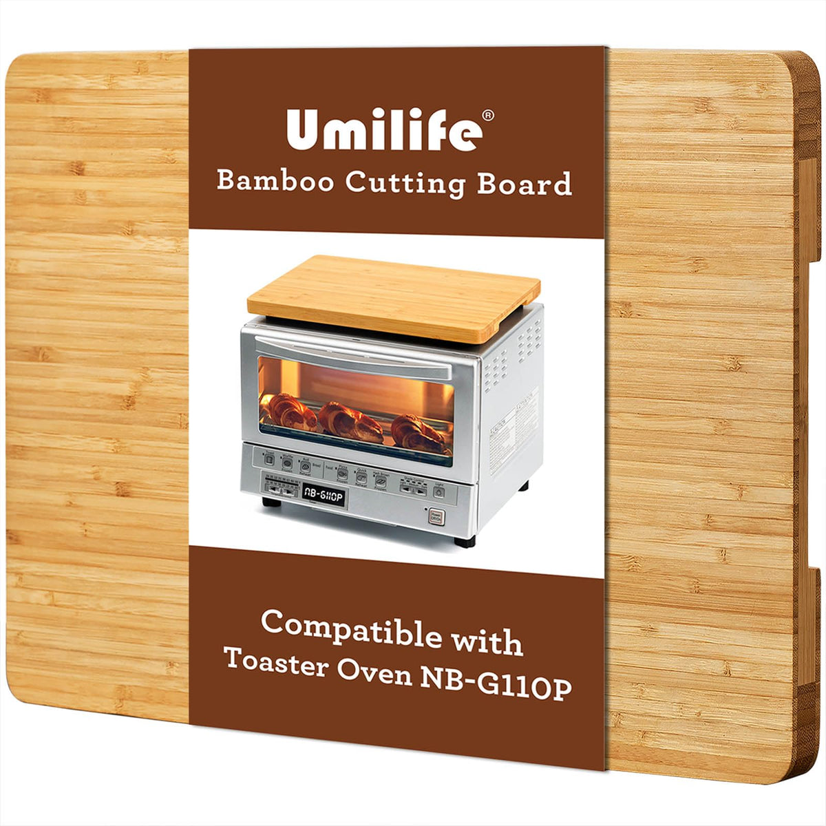 Umilife bamboo cutting board makes a thoughtful gift for families.