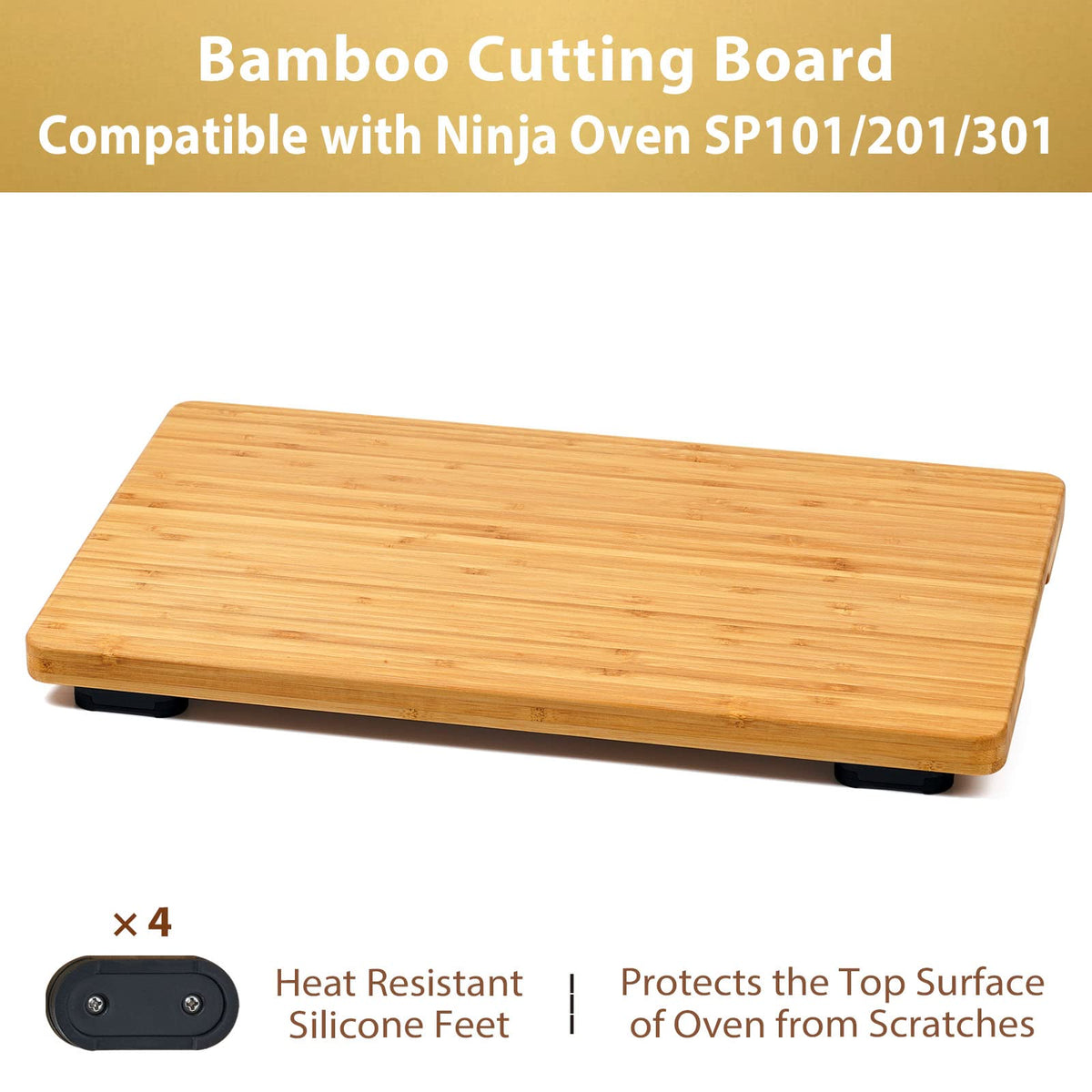 Umilife cutting board on Ninja Foodi SP201, keeps countertops tidy.