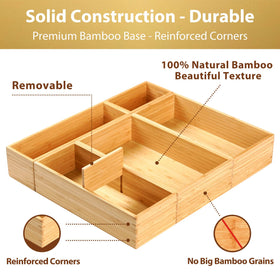 Umilife box with detachable divider for custom compartments.