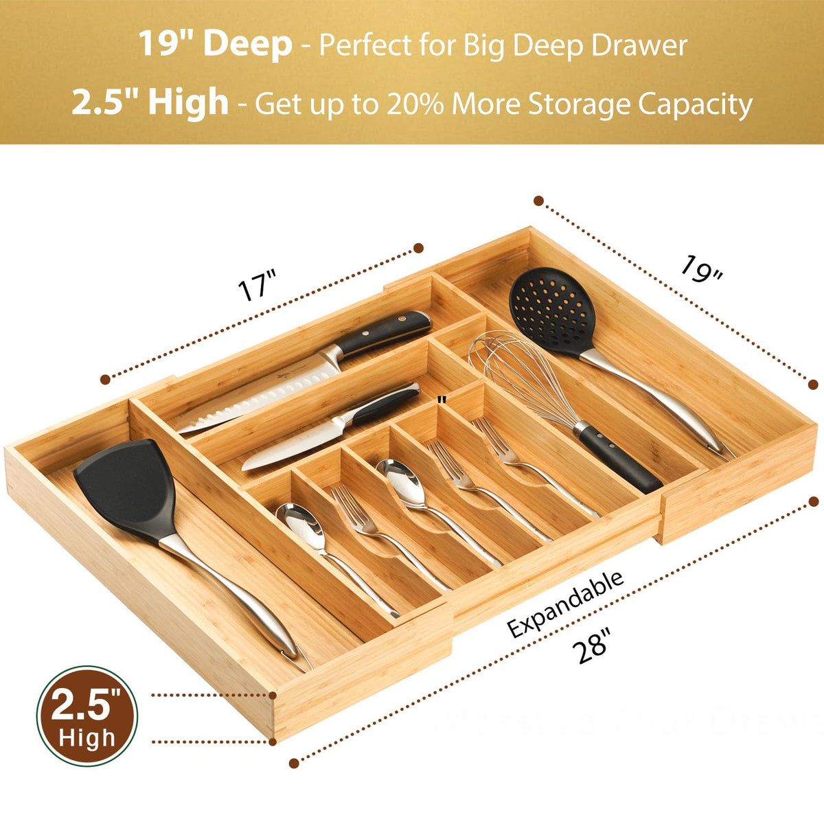 Umilife expandable width in action fits 17 to 28 inches