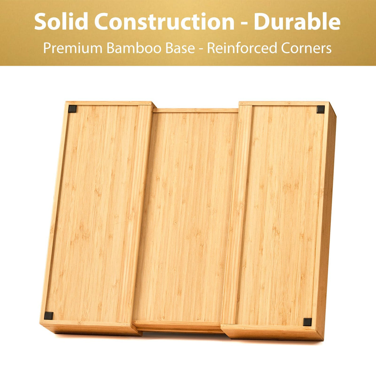 Umilife 3-compartment layout; sorts cutlery while saving drawer space.