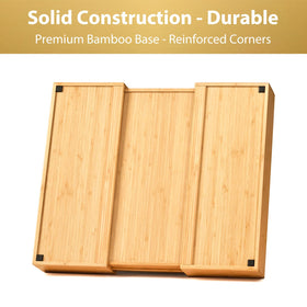 Umilife 3-compartment layout; sorts cutlery while saving drawer space.