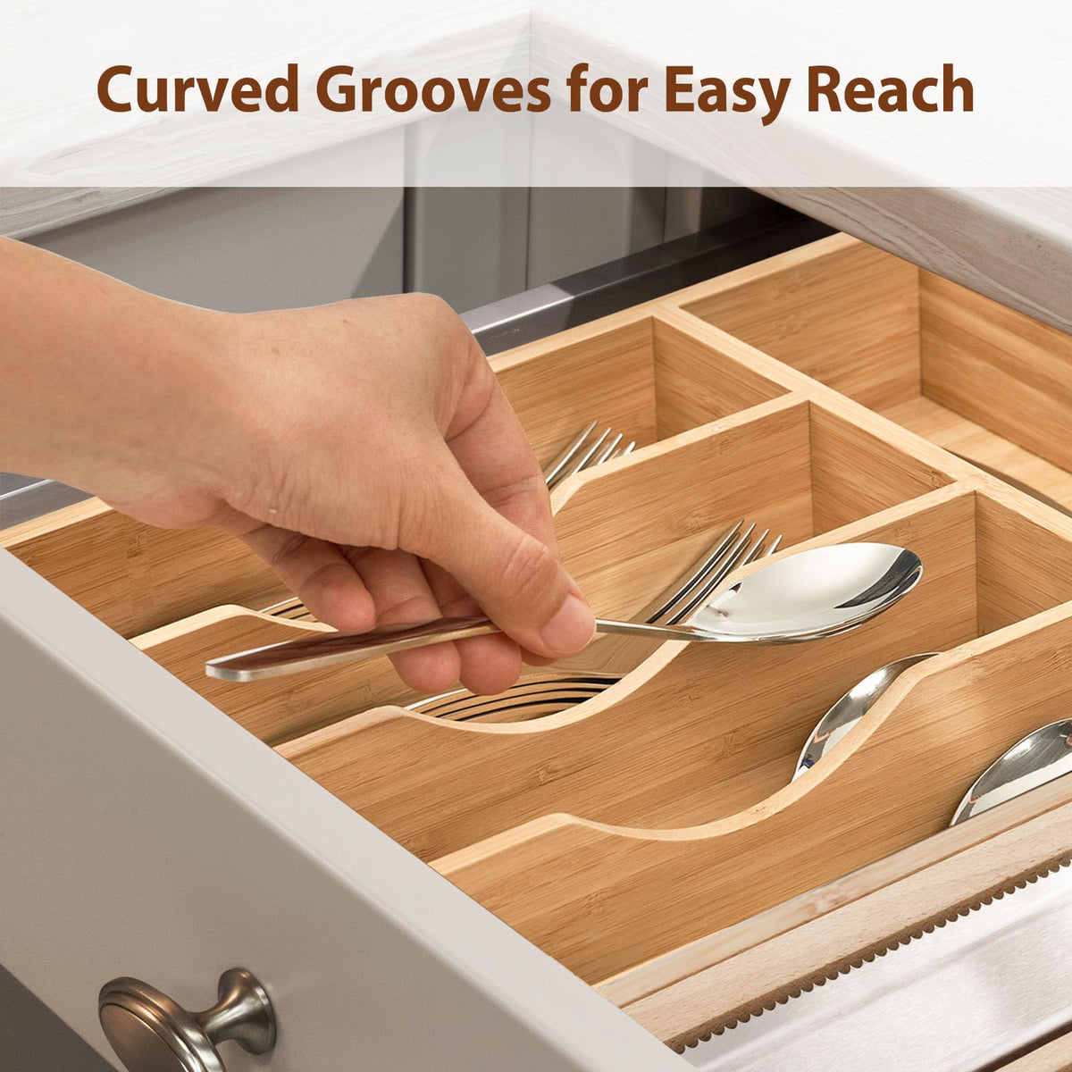 Umilife gift idea bamboo organizer makes a thoughtful kitchen gift.