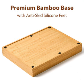 Umilife grooved divider keeps forks, knives, and spoons organized.