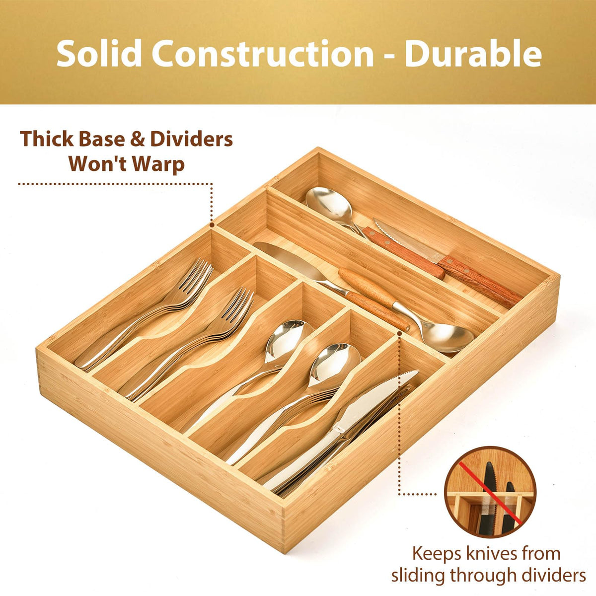 Umilife mortise and tenon construction for sturdy, long lasting support.