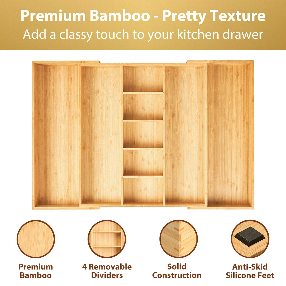 Umilife premium bamboo construction close-up highlights durable mortise joints