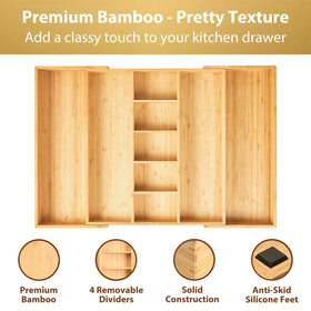 Umilife premium bamboo construction close-up highlights durable mortise joints