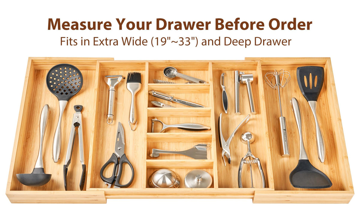 Umilife premium bamboo construction emphasizes durability in kitchen storage.