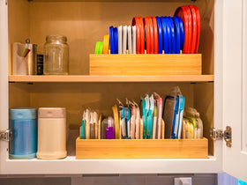 Umilife versatile storage tray suitable for lids, tea, spices, and more.
