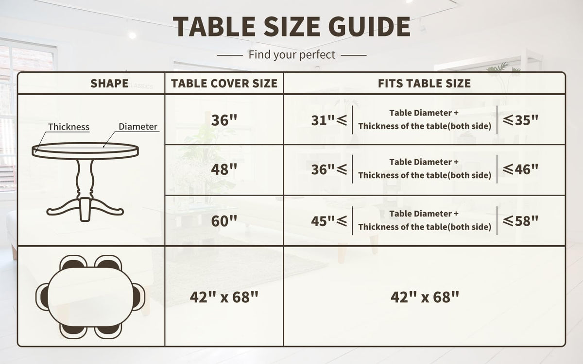 UMINEUX durable 420gsm PVC tablecloth protects surfaces from wear