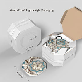 Umirro coasters as a stylish gift idea for home decor.