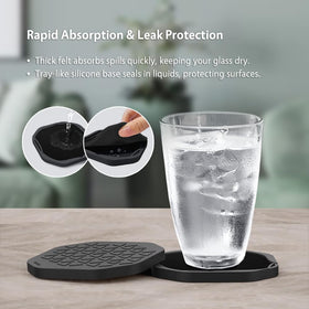 Umirro non-stick design stays flat and quiet on any surface.