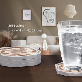 Umirro versatile coasters suitable for patios, desks, and home bars.