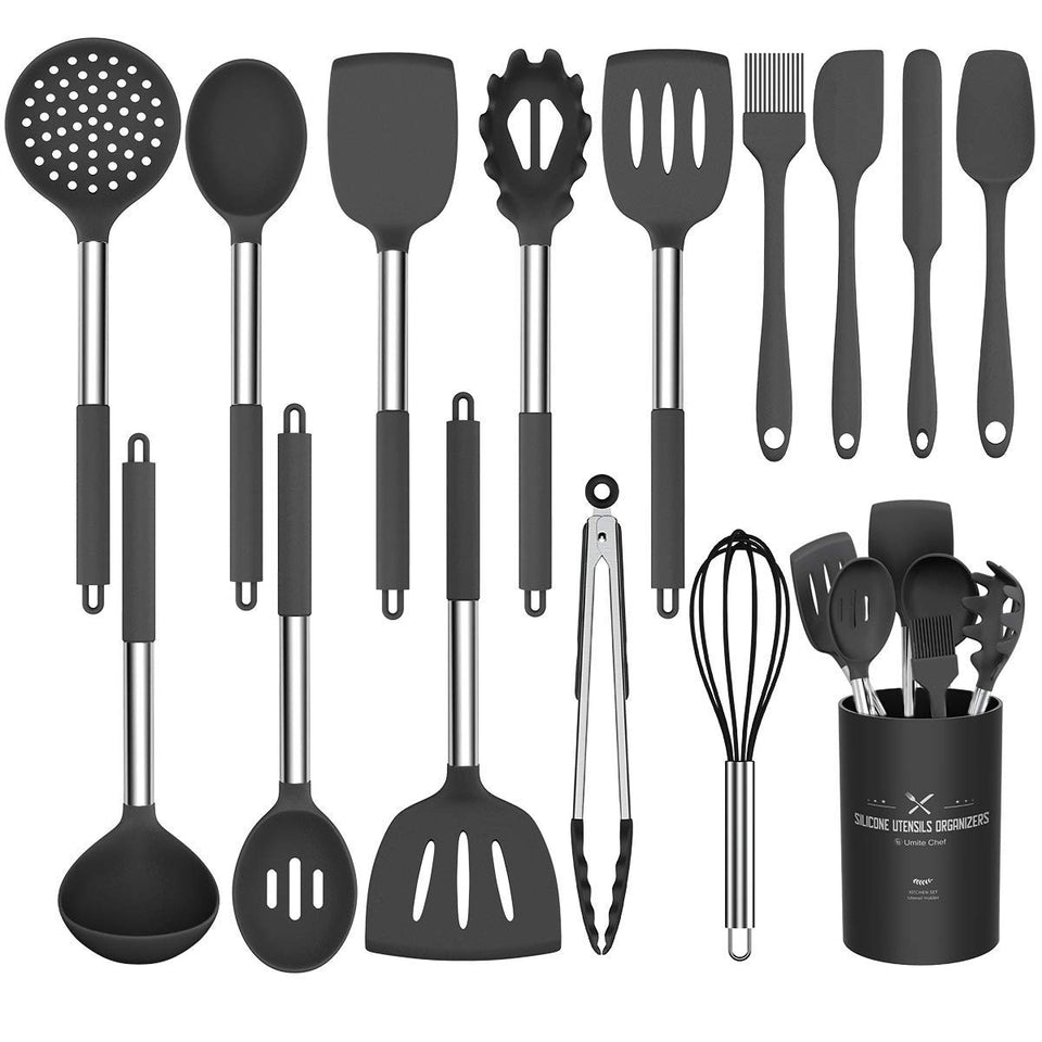 Umite Chef slotted turner for gentle flipping on non stick surfaces