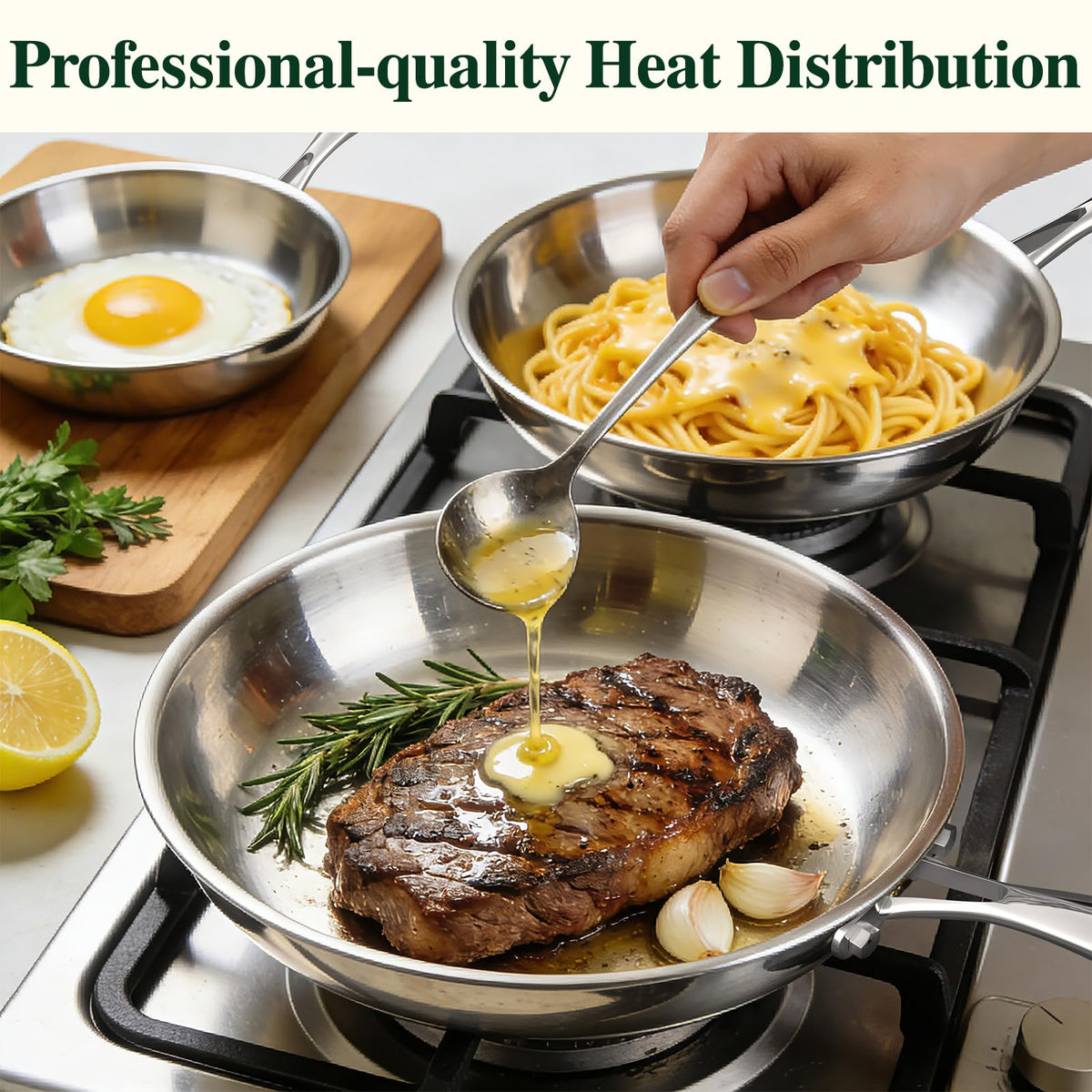 Umite Chef 2.5mm-thick pan offers warp-resistant durability