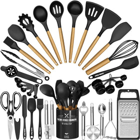 Umite Chef 34pcs utensils set with holder keeps your kitchen organized