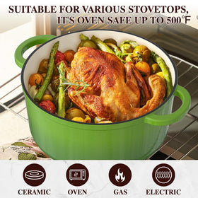 Umite Chef green Dutch oven adds style to the table