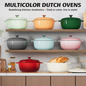 Generous 6QT capacity serves families and small gatherings.