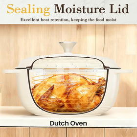 Umite Chef Dutch oven braises evenly, locking in flavor