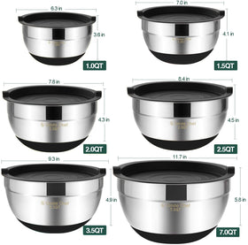 Umite Chef BPA-free plastic lids ensure safe, reliable food storage.