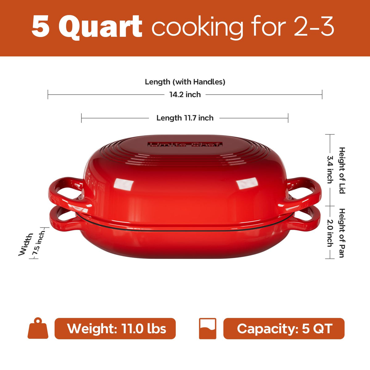 Umite Chef bread sling for safe transfer from oven to table.