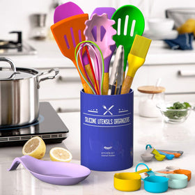 Umite Chef colorful silicone utensils brighten kitchen color and task efficiency