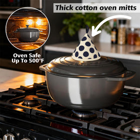 Chip-resistant enamel maintains color and shine through daily cooking.