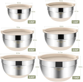 Umite Chef dishwasher-safe bowls simplify post-cooking cleanup.