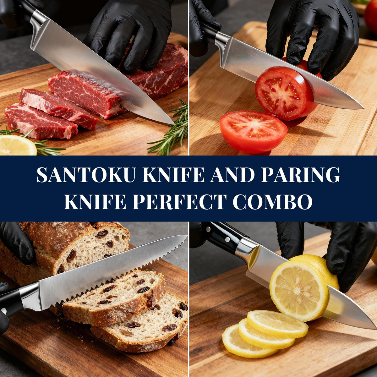 Umite Chef dishwasher-safe knives simplify cleanup after cooking.