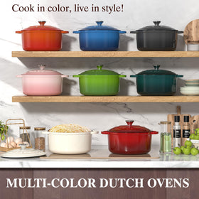 Induction-compatible Umite Chef Dutch oven suitable for various cooktops