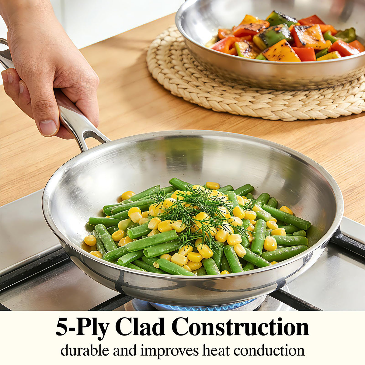 Umite Chef easy-clean design suitable for dishwasher maintenance