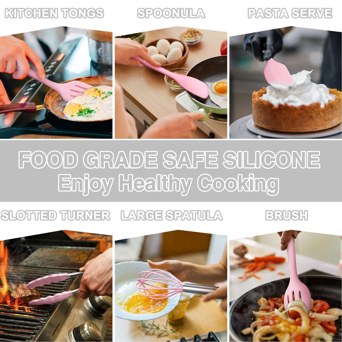 Umite Chef egg separator pink for quick separation.