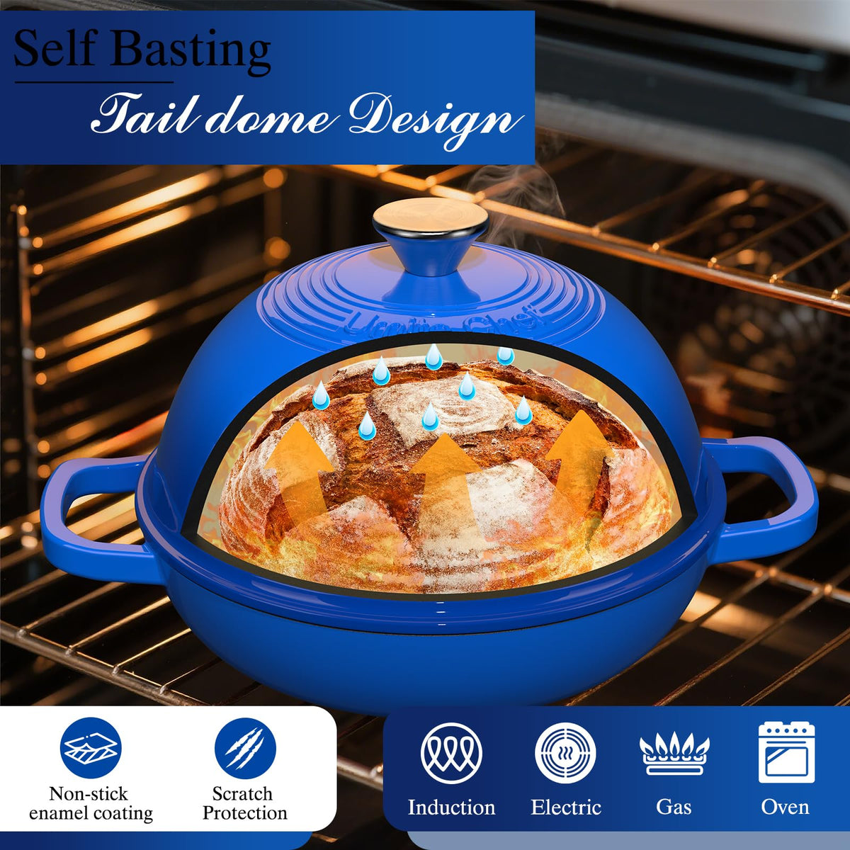 Umite Chef even heat dispersion for versatile roasting and braising