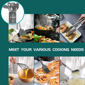 Umite Chef flexible spatula with heat-resistant silicone for nonstick pans.