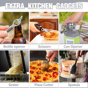 Umite Chef grater and scissors versatile prep tools for quick tasks