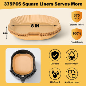 Umite Chef heavy-duty parchment liners resist tearing with greasy foods