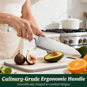 Umite Chef kitchen scissors and sharpening steel ready for quick prep and maintenance