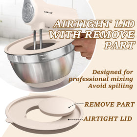 Umite Chef mirror interior simplifies cleaning and quick wipe-down after mixing.
