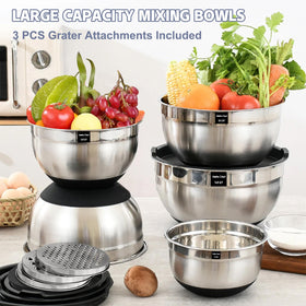 Umite Chef nesting bowls saved space in a compact kitchen.