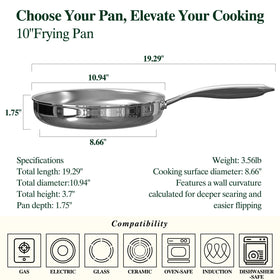 Umite Chef non-toxic stainless surface supports chemical-free cooking