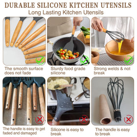 Umite Chef pasta server in gray, perfect for serving hot pasta