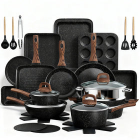 Umite Chef pots and pans set nonstick for effortless cooking and easy cleanup