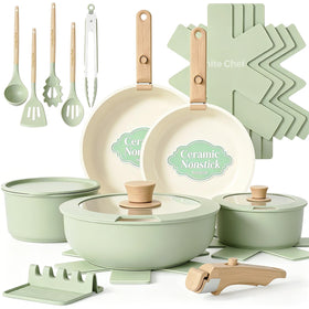 Umite Chef removable-handle cookware enabling compact RV storage.