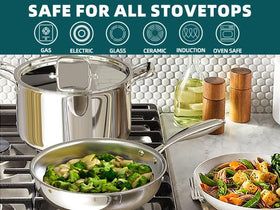Umite Chef 1.5qt saucepan with precise measurement marks.