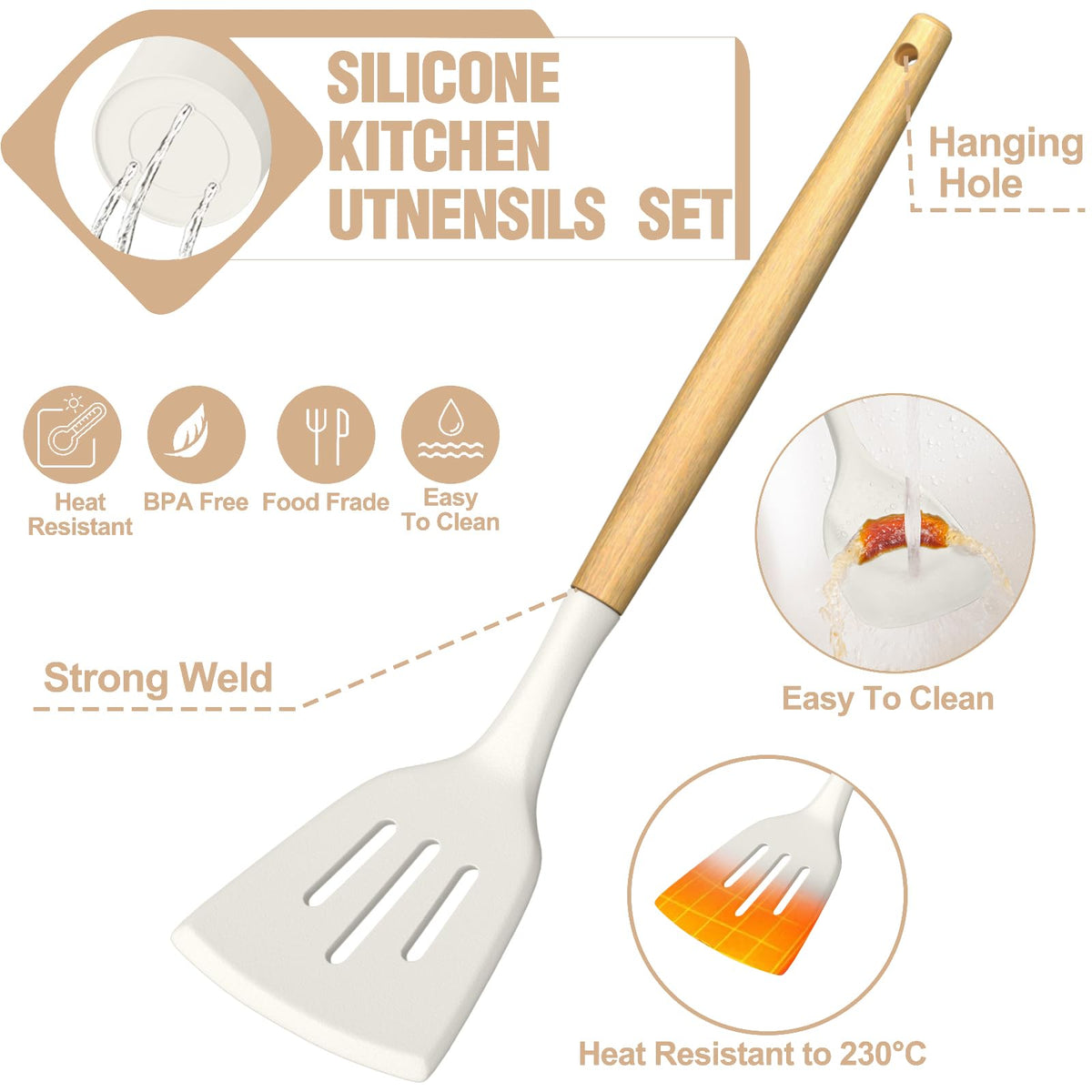 Umite Chef kitchen scissors for precise prep and snipping.