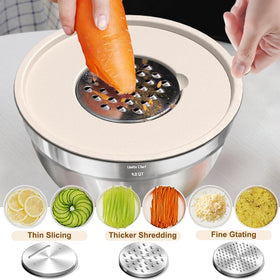 Umite Chef bowls ideal for serving salads and prepping meals with ease.