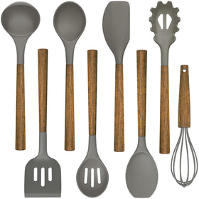 Umite Chef silicone utensils 8-piece set for nonstick cookware and smooth stirring